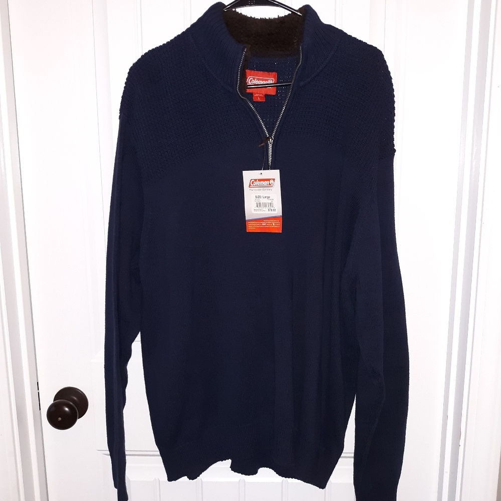 Coleman quarter zip up sweater